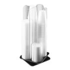 Cal Mil Plastics 378 Cup/Lid Dispenser Revolving Plastic CALI-378