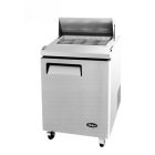 Atosa Cold Table, 1-D00R 27.5"L,12-Pan Mega,115V ATOSA-MSF8305GR