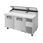 True Pizza Table 67"L, Angle Top TRUE-TPP-AT-67-HC