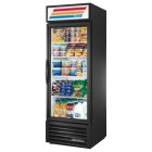 True GDM-23-HC~TSL01 Ref 1-Dr Hinge Glass 27" Led Black Hydrocarbon TRUE-GDM-23-HC-LD-BLK