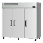RefrigerationX XR72-3-N, 3 Solid Door Refrigerator , 65.8 Cuft , LED Interior lighting REFX-XR72-3-N